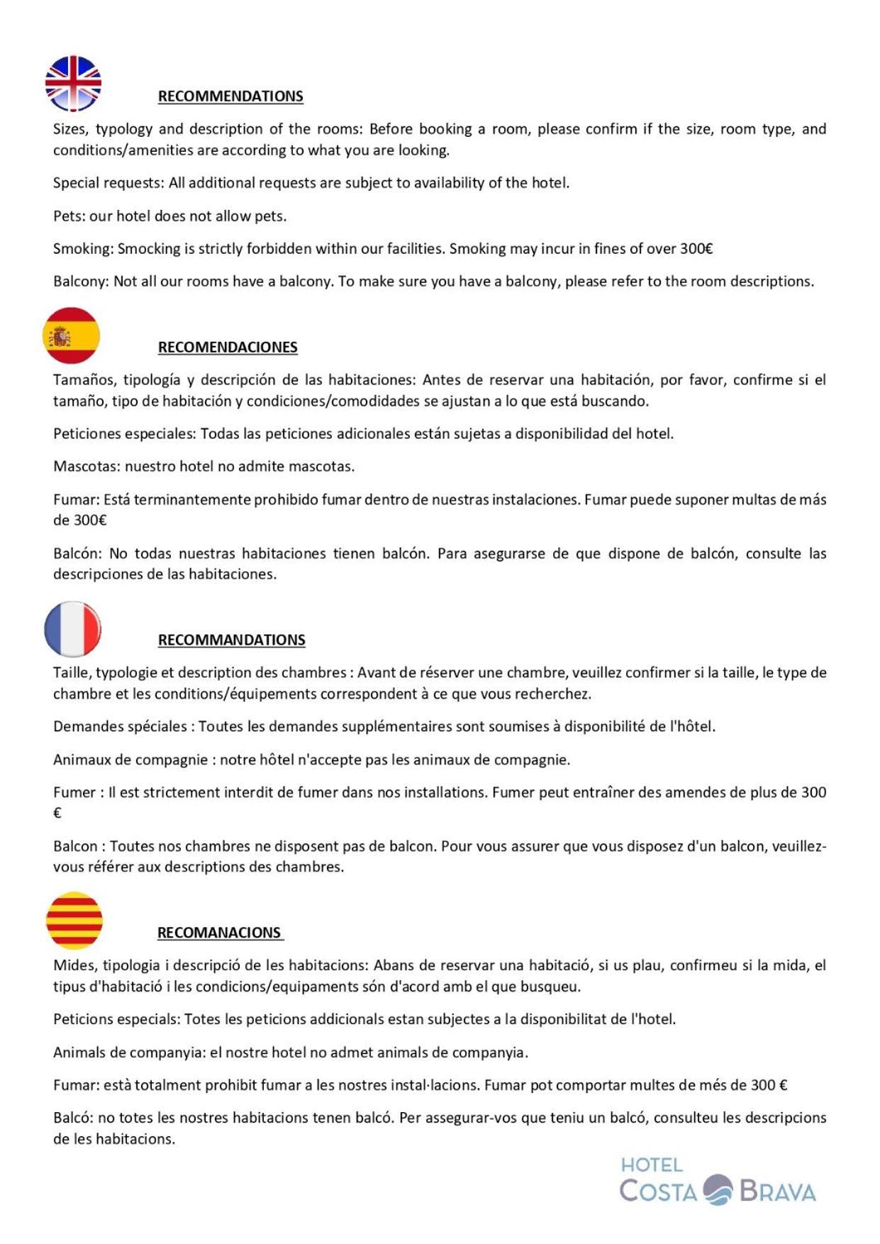 Hotel Costa Brava Roses Eksteriør billede